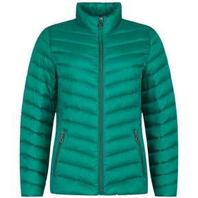 Frandsen Short Padded Jacket in Green - Wardrobe Plus