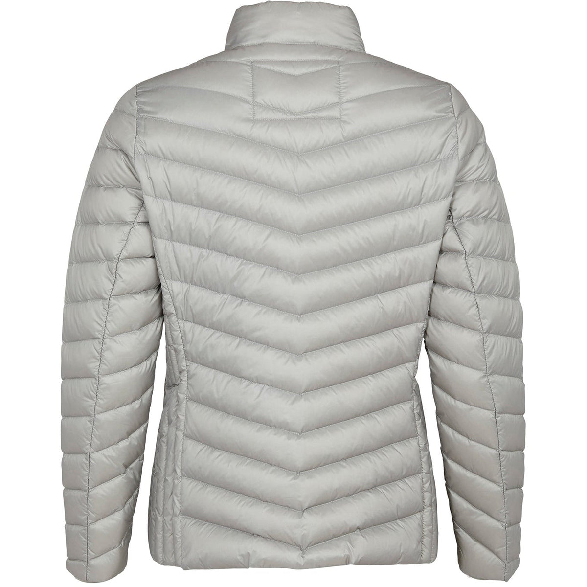 Frandsen Short Padded Jacket in Grey - Wardrobe Plus