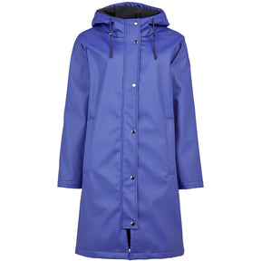 Frandsen Lined Raincoat in Royal Blue - Wardrobe Plus