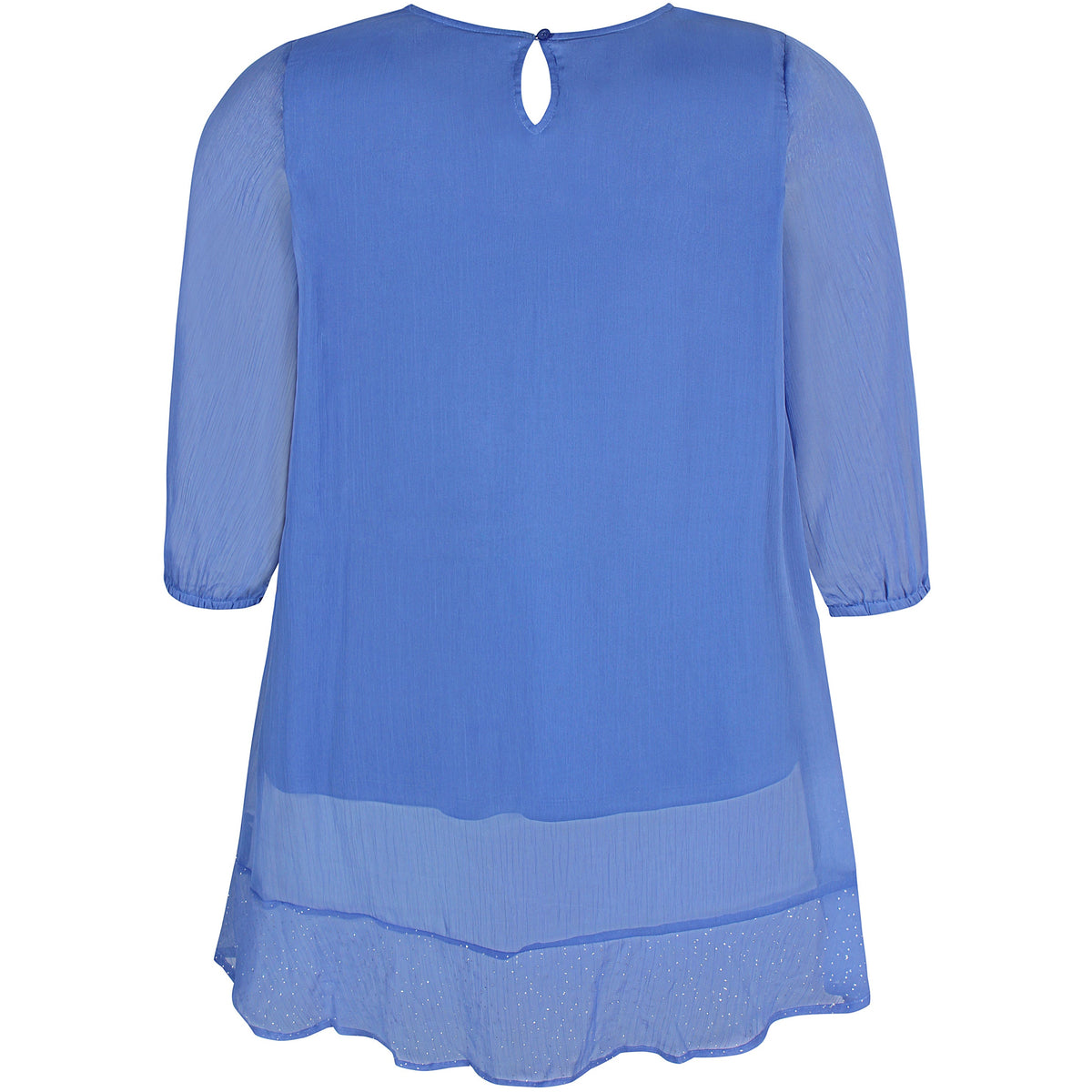 Zhenzi Megane Tunic in Blue - Wardrobe Plus