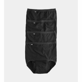 Sloggi 4 Pack Maxi in Black - Wardrobe Plus