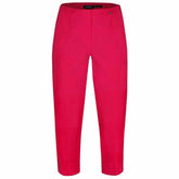Robell Crop Trousers | Hot Pink - Wardrobe Plus