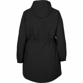 Zizzi Softshell Coat - Black - Wardrobe Plus