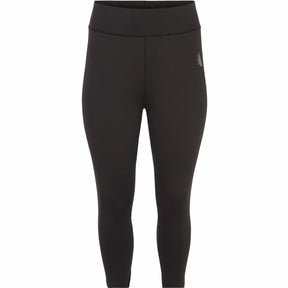 Zizzi Active Cropped Leggings in Black - Wardrobe Plus