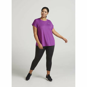 Zizzi Active Cropped Leggings in Black - Wardrobe Plus