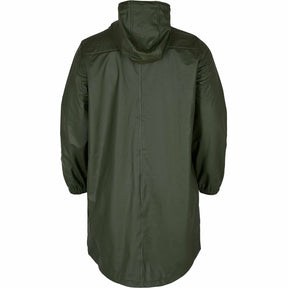 Zizzi Raincoat in Khaki - Wardrobe Plus