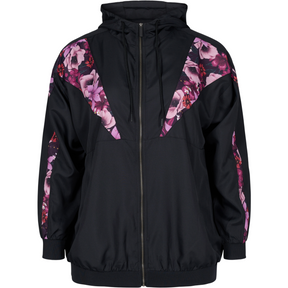 Zizzi Flower Print Jacket - Wardrobe Plus