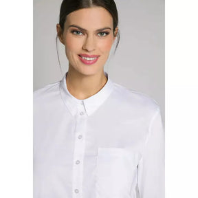 Ulla Popken Shirt in White - Wardrobe Plus