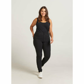 Zizzi Super Stretch Jeans in Black - Wardrobe Plus