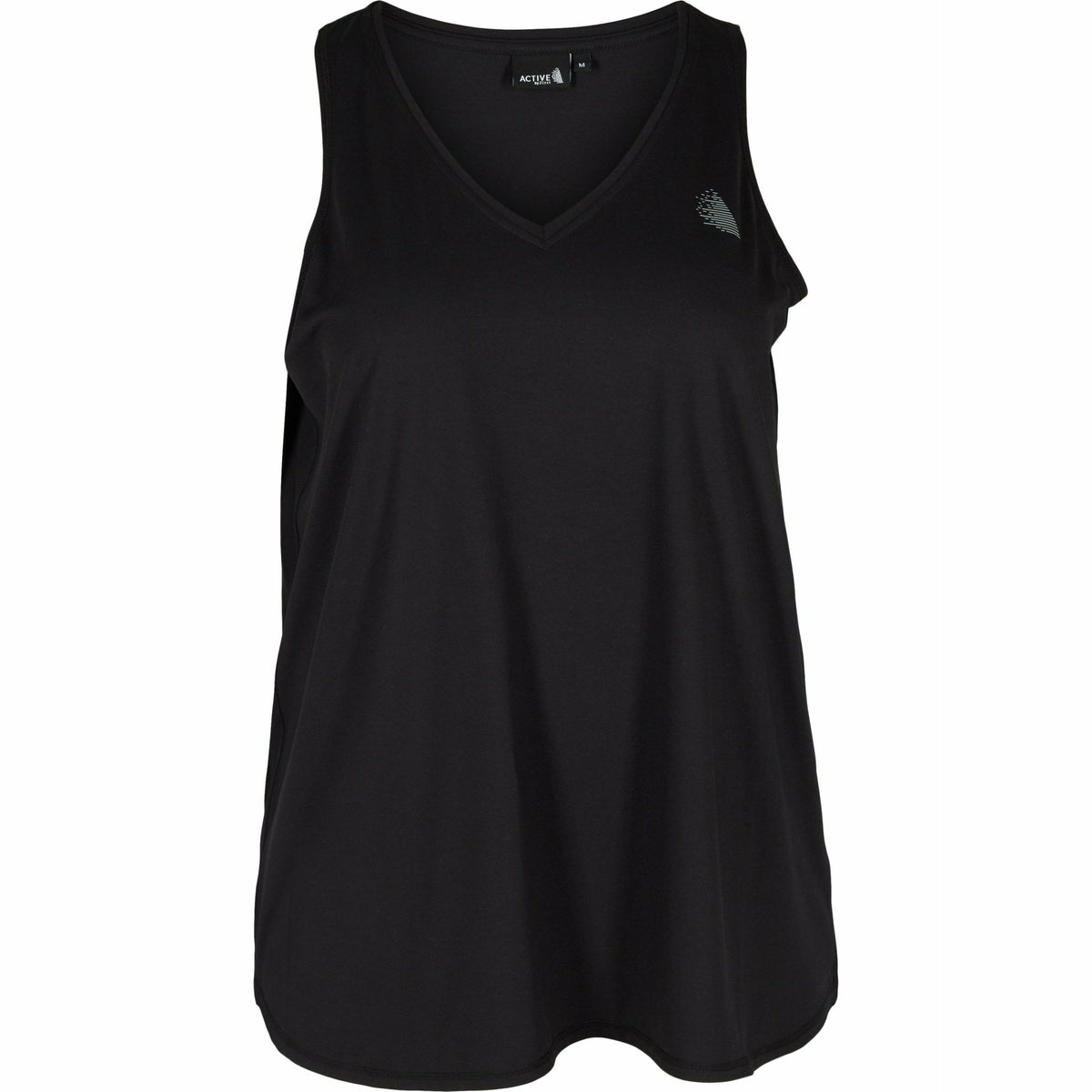Zizzi Activewear Tank Top in Black - Wardrobe Plus