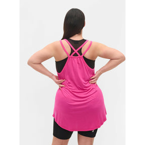 Zizzi Activewear Top in Pink - Wardrobe Plus