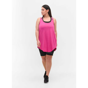 Zizzi Activewear Top in Pink - Wardrobe Plus