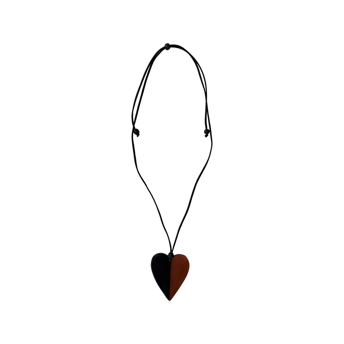Lucy Necklace in Black & Rust - Wardrobe Plus