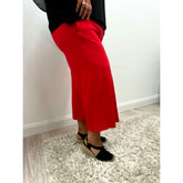 Thats Me Stretch Trouser in Red - Wardrobe Plus