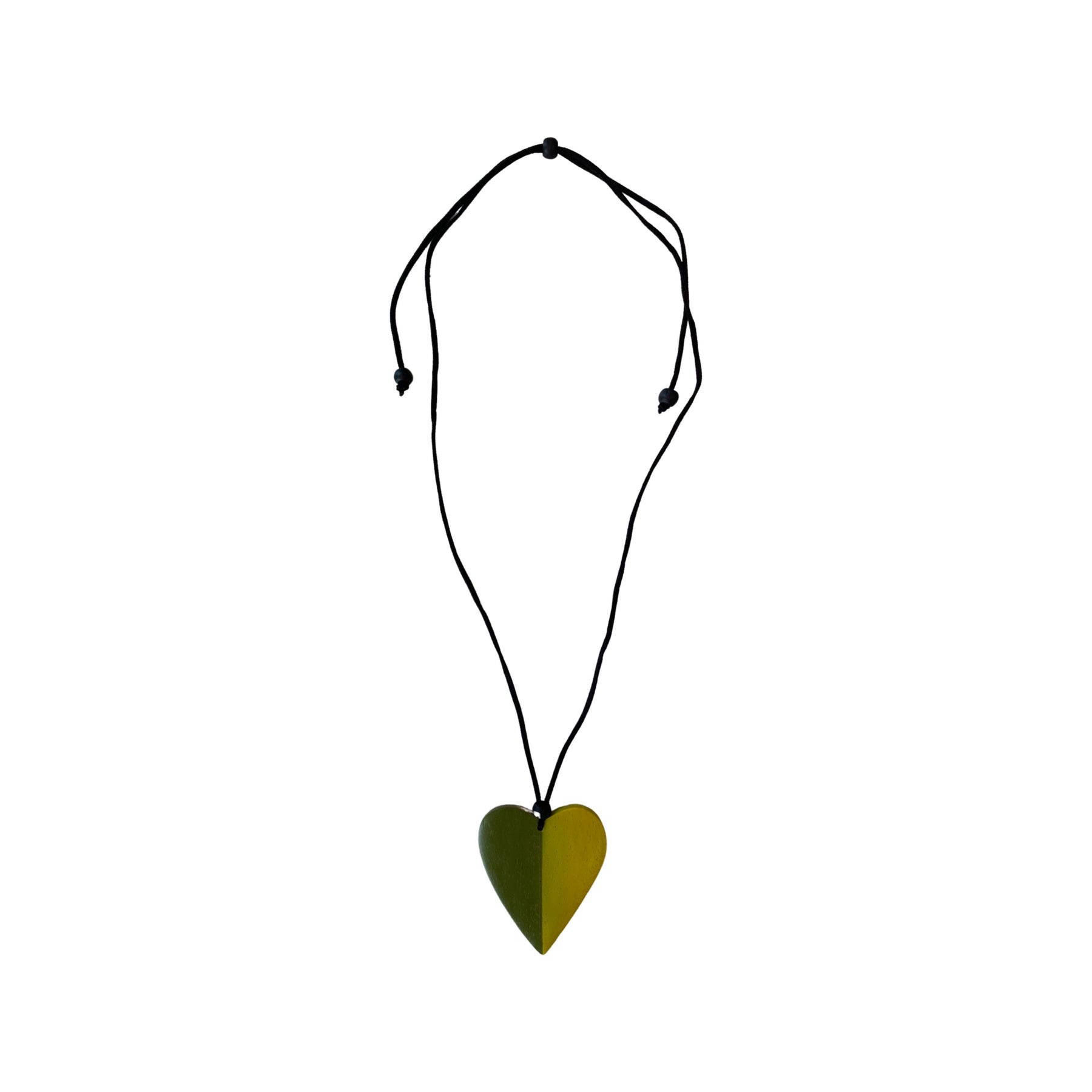 Lucy Necklace in Green & Yellow - Wardrobe Plus