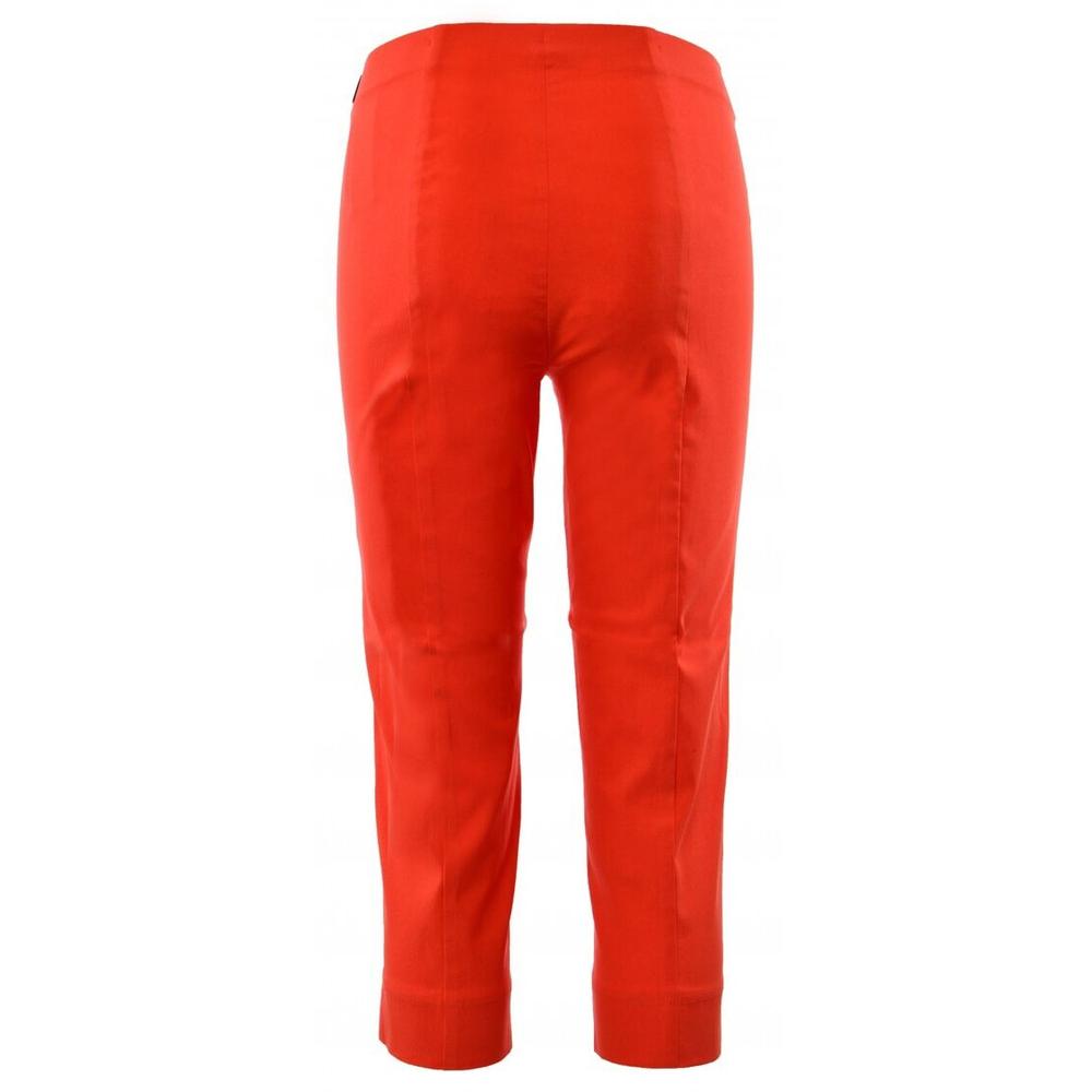 Robell Crop Trousers | Orange - Wardrobe Plus