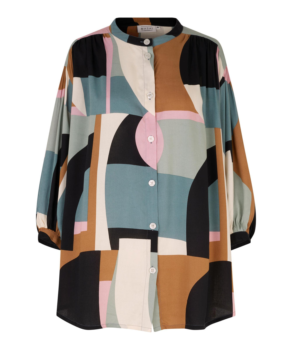 Masai Ilisa Shirt in Pastel Print - Wardrobe Plus
