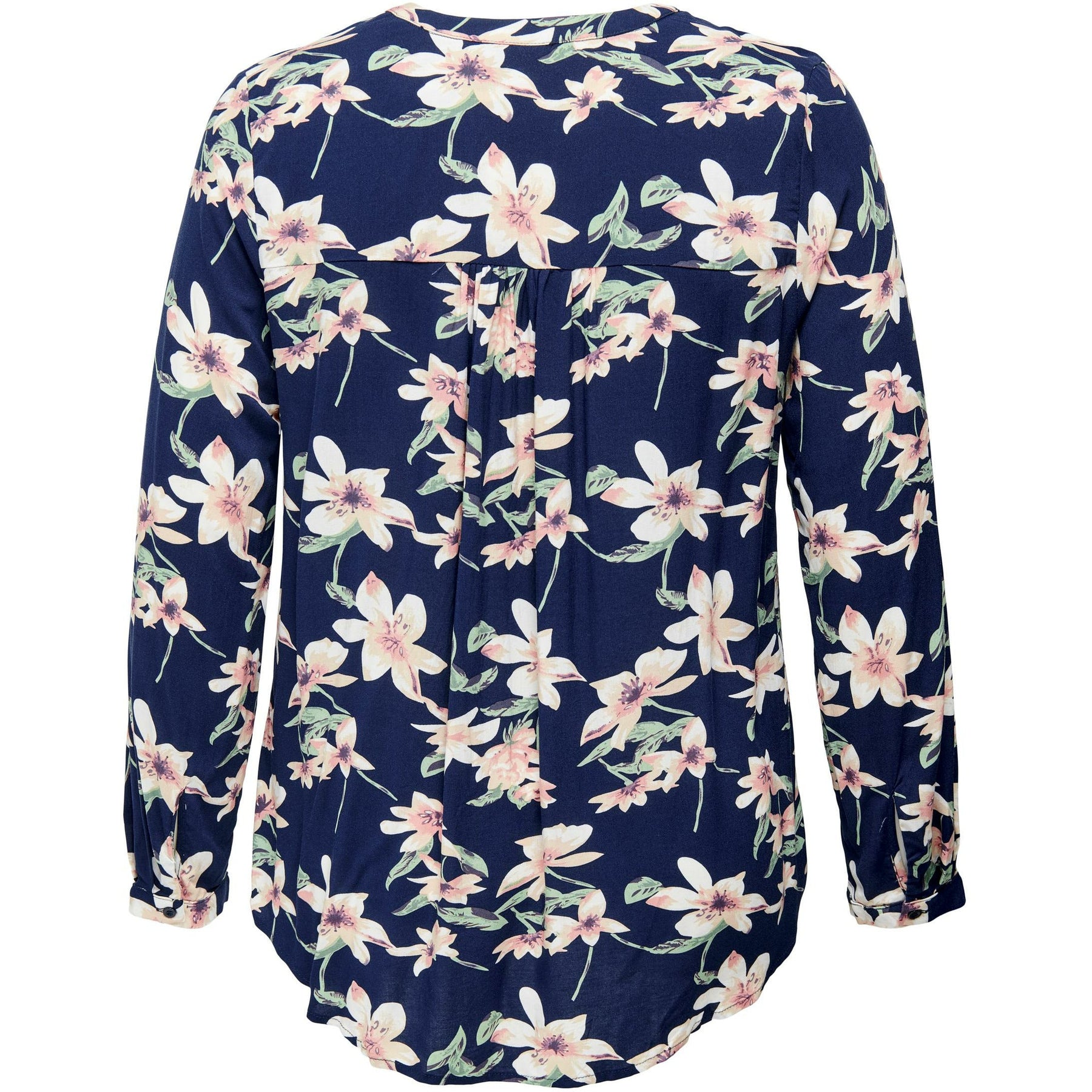 Only Carmakoma Anita Shirt in Navy - Wardrobe Plus