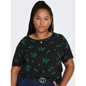 Only Carmakoma Lolli Printed Top - Wardrobe Plus