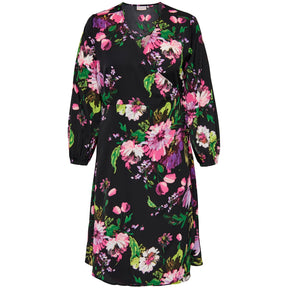 Only Carmakoma Leona Wrap Dress - Wardrobe Plus