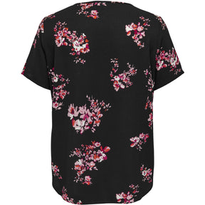 Only Carmakoma Lea Floral Top - Wardrobe Plus