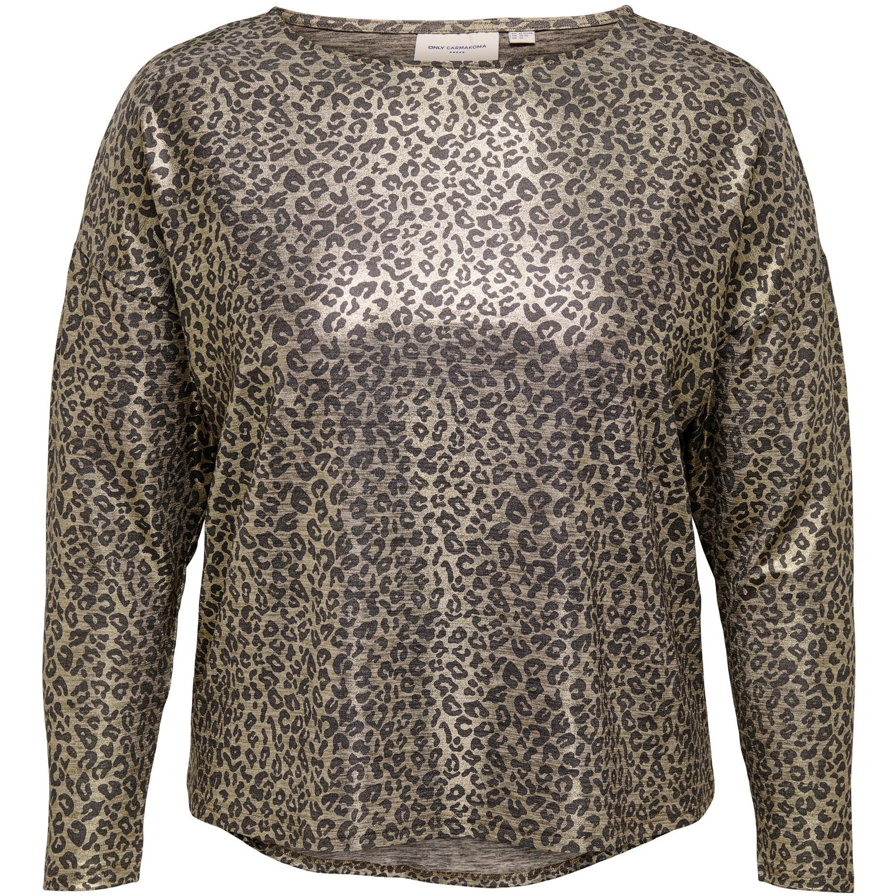 Only Carmakoma Leopard Shine Top- Wardrobe Plus
