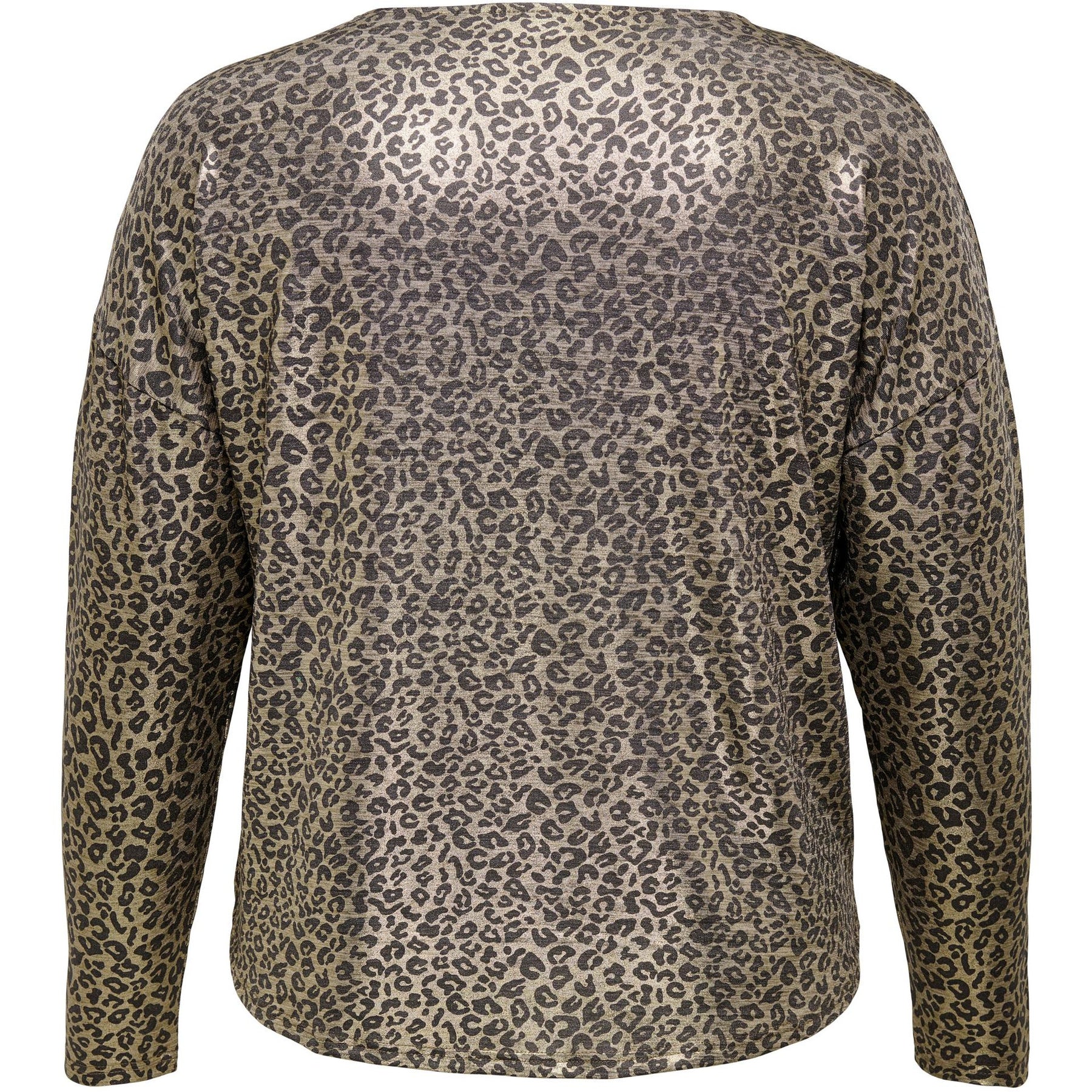 Only Carmakoma Leopard Shine Top - Wardrobe Plus