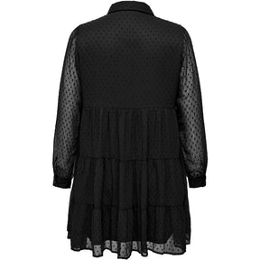 Only Carmakoma Dolly Dress in Black - Wardrobe Plus