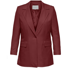 Only Carmakoma Blazer in Spiced Apple - Wardrobe Plus