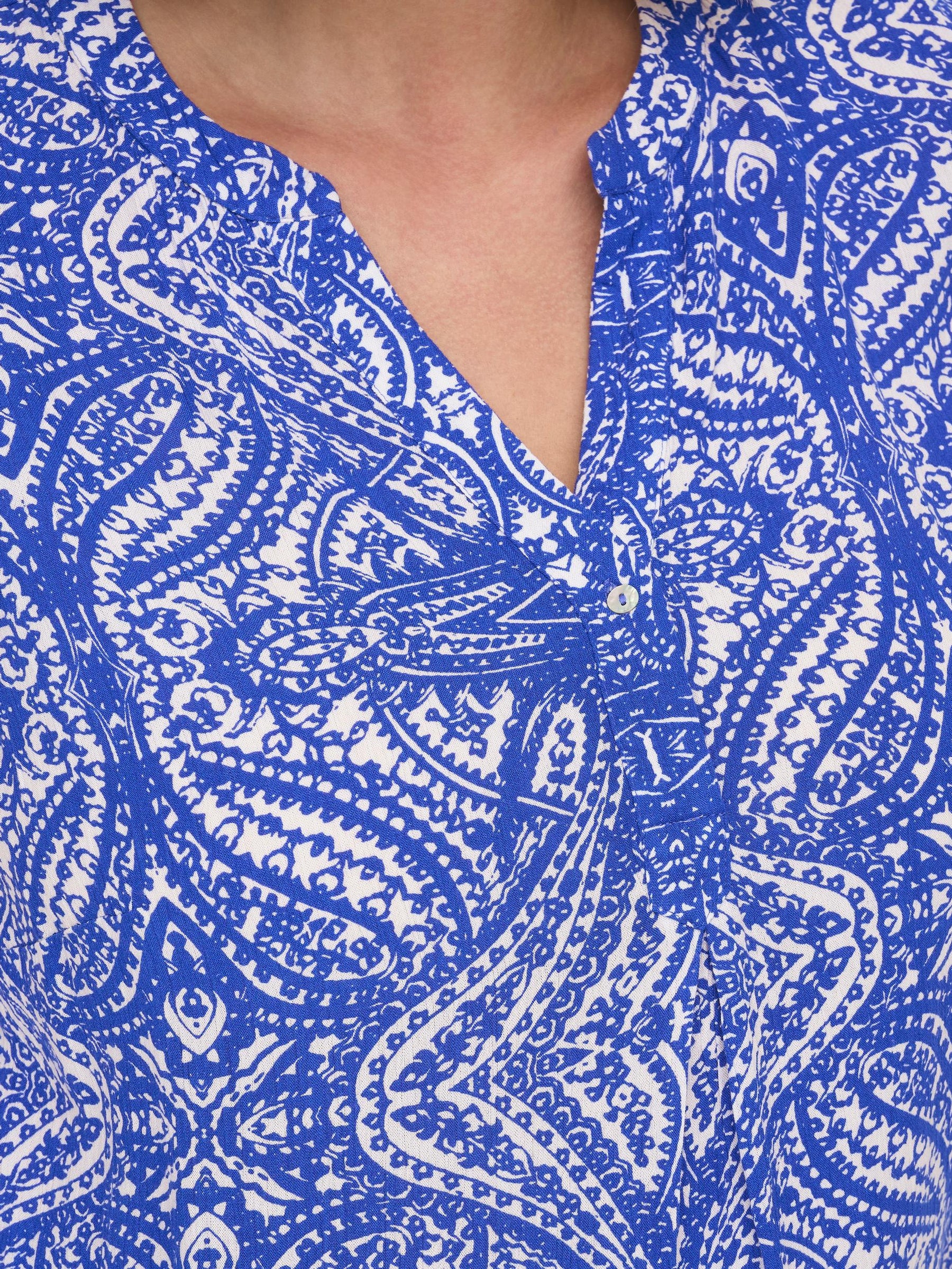 Only Carmakoma Sleeveless Top in Blue - Wardrobe Plus