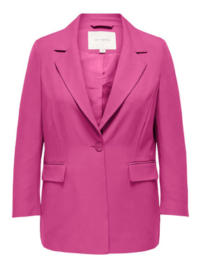 Only Carmakoma Blazer in Pink - Wardrobe Plus