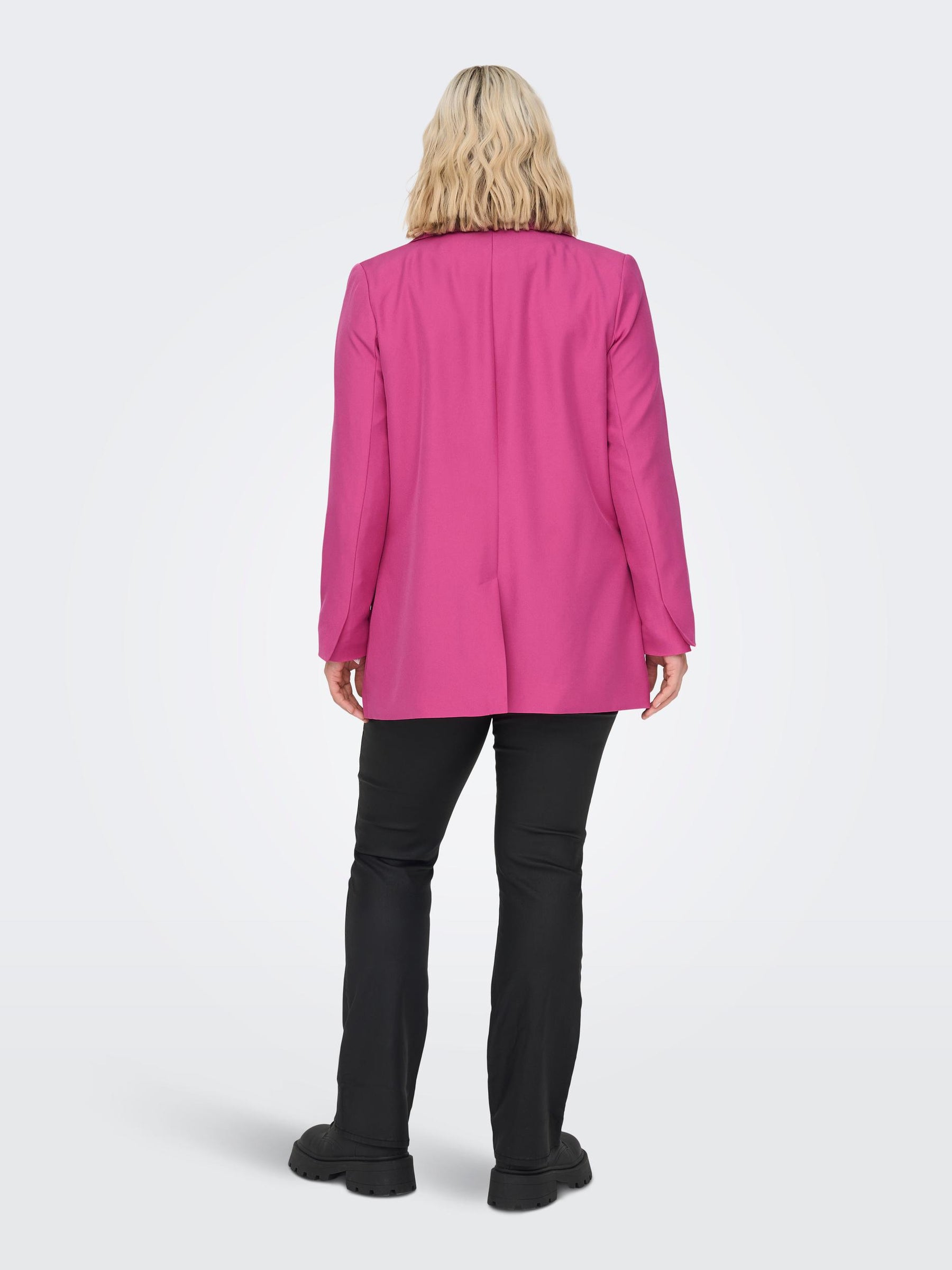 Only Carmakoma Blazer in Pink - Wardrobe Plus