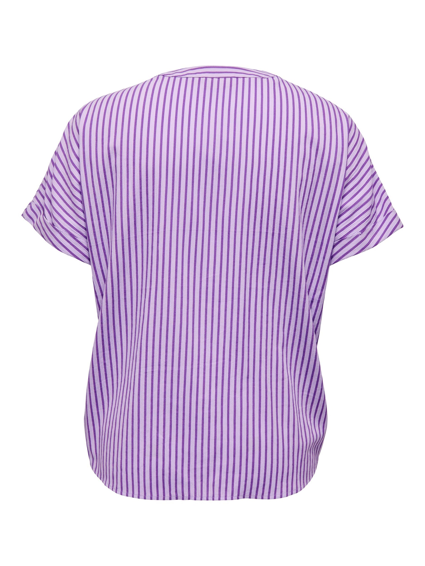 Only Carmakoma Mio Top in Purple - Wardrobe Plus