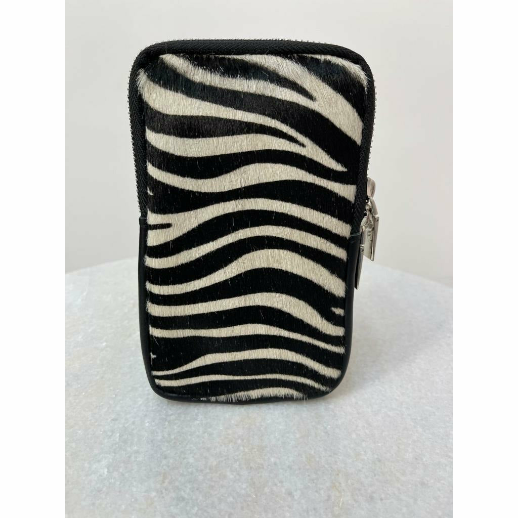 Animal Phone Case Bag in Zebra - Wardrobe Plus