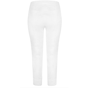 Robell 7/8th Jeans | White - Wardrobe Plus