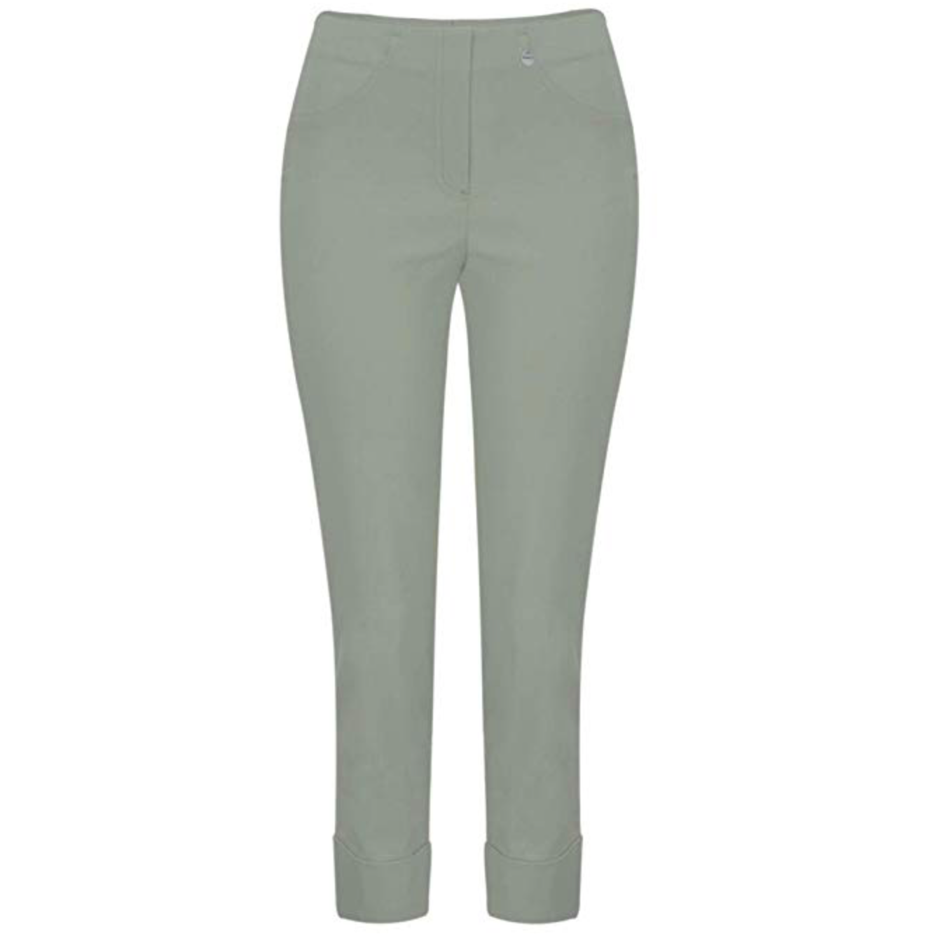 Robell 7/8ths Trousers | Khaki - Wardrobe Plus