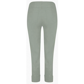 Robell 7/8ths Trousers | Khaki - Wardrobe Plus