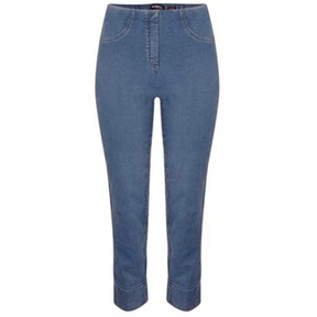Robell 7/8ths Jeans | Blue - Wardrobe Plus