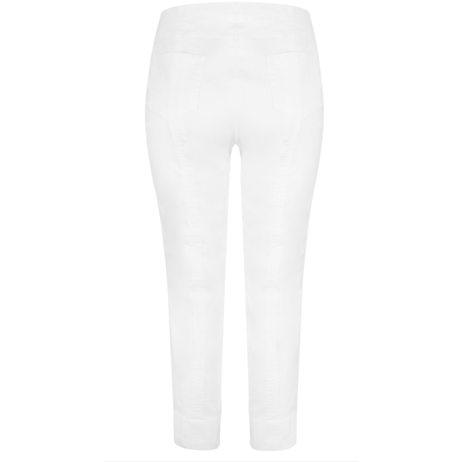Robell 7/8th Jeans | White - Wardrobe Plus