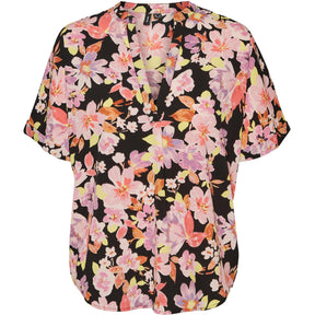 Vero Moda Curve Lucia Floral Print Top - Wardrobe Plus