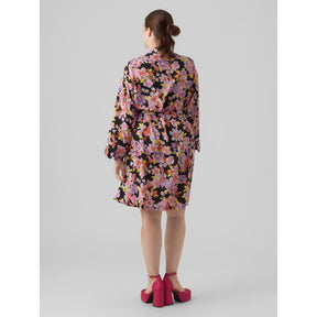 Vero Moda Curve Shirt Dress in Floral Print - Wardrobe Plus