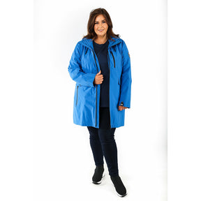 Normann Raincoat in Blue - Wardrobe Plus