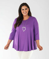 Mellomi Julie Reversible Top in Purple - Wardrobe Plus
