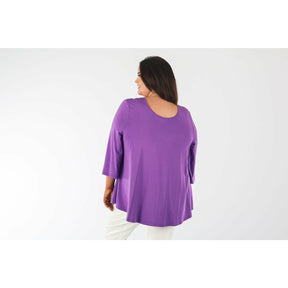 Mellomi Julie Reversible Top in Purple - Wardrobe Plus