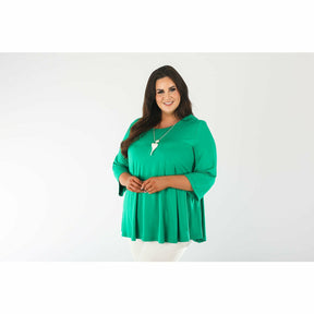 Mellomi Julie Reversible Top in Green - Wardrobe Plus