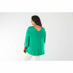 Mellomi Julie Reversible Top in Green - Wardrobe Plus