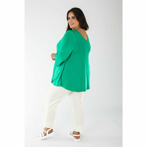 Mellomi Julie Reversible Top in Green - Wardrobe Plus