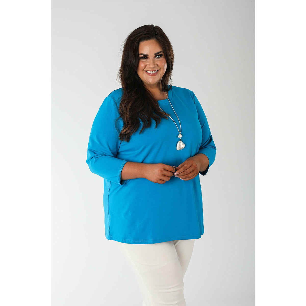 Mellomi Nicola Reversible Top in Turquoise - Wardrobe Plus