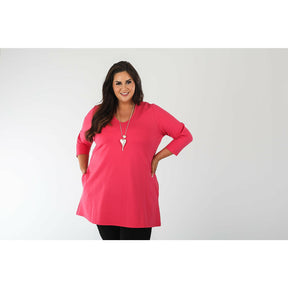 Mellomi Becky Tunic in Pink - Wardrobe Plus