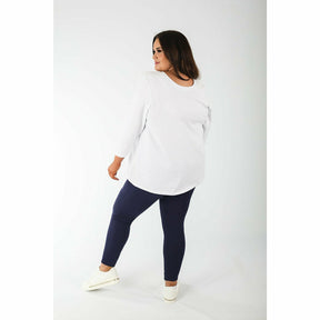 Mellomi Nicola Reversible Top in White - Wardrobe Plus